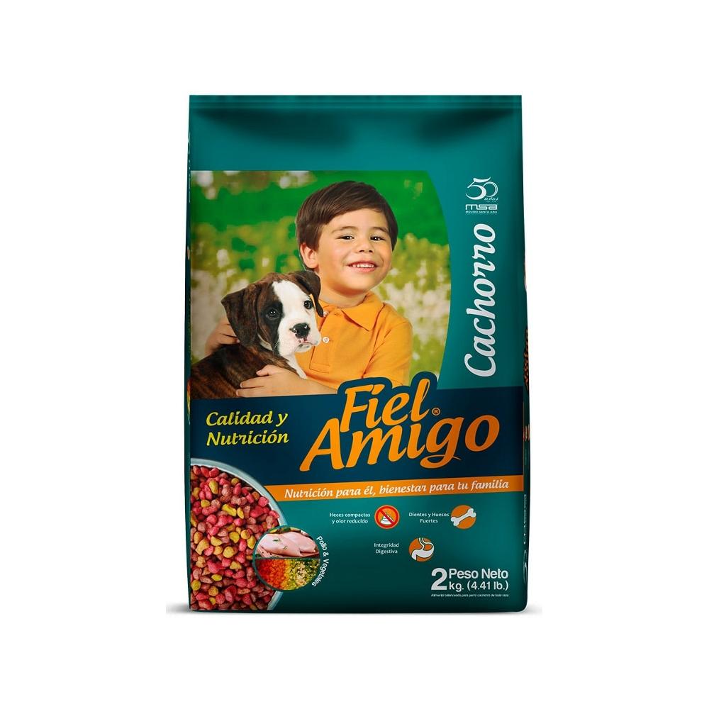 Alimento Perro Cachorro Pollo Y Vegetales Fiel Amigo