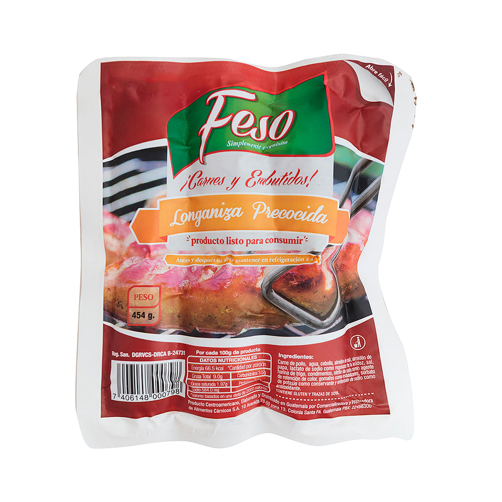 Longaniza Precocida Feso