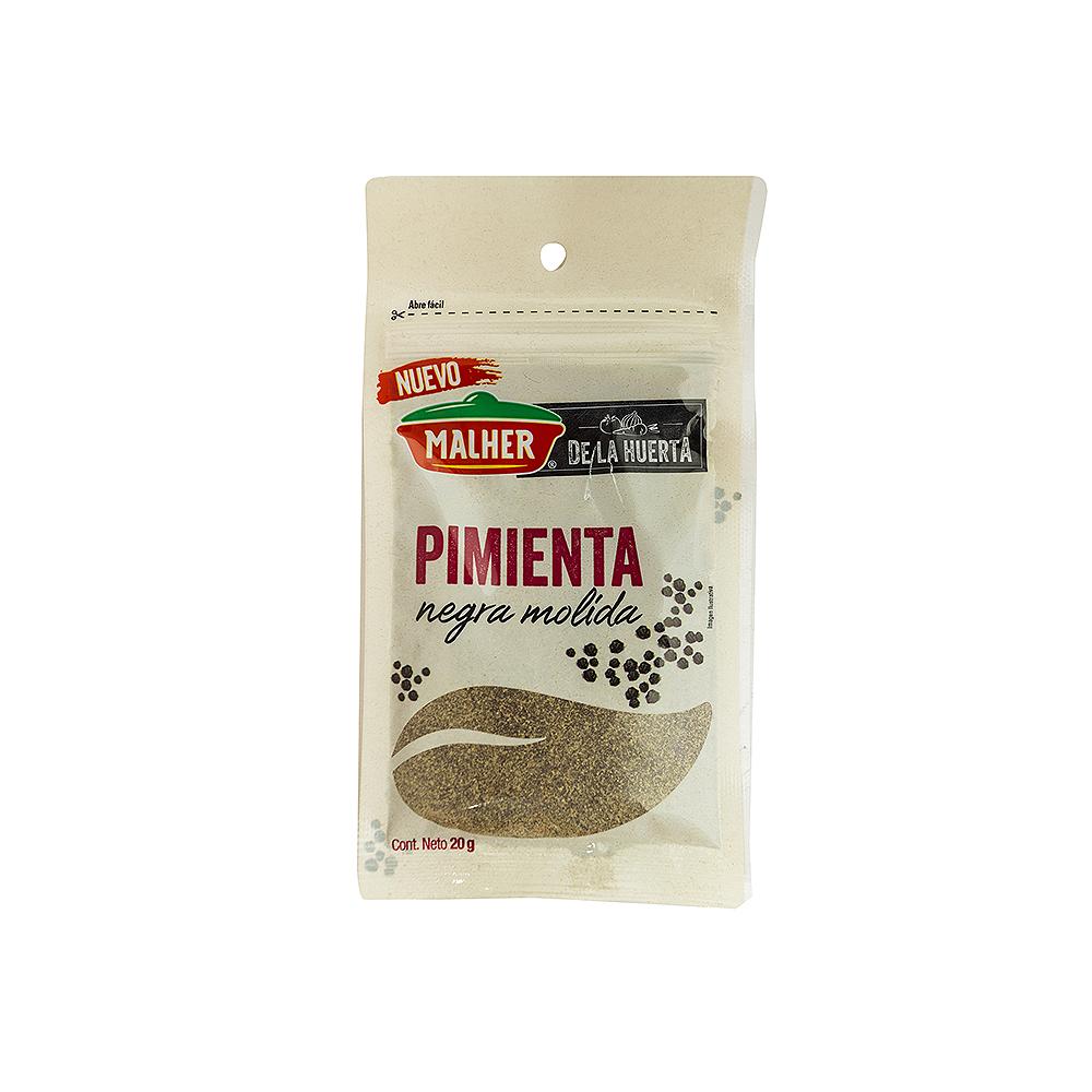 Pimienta Negra Molida De La Huerta Malher Doypack