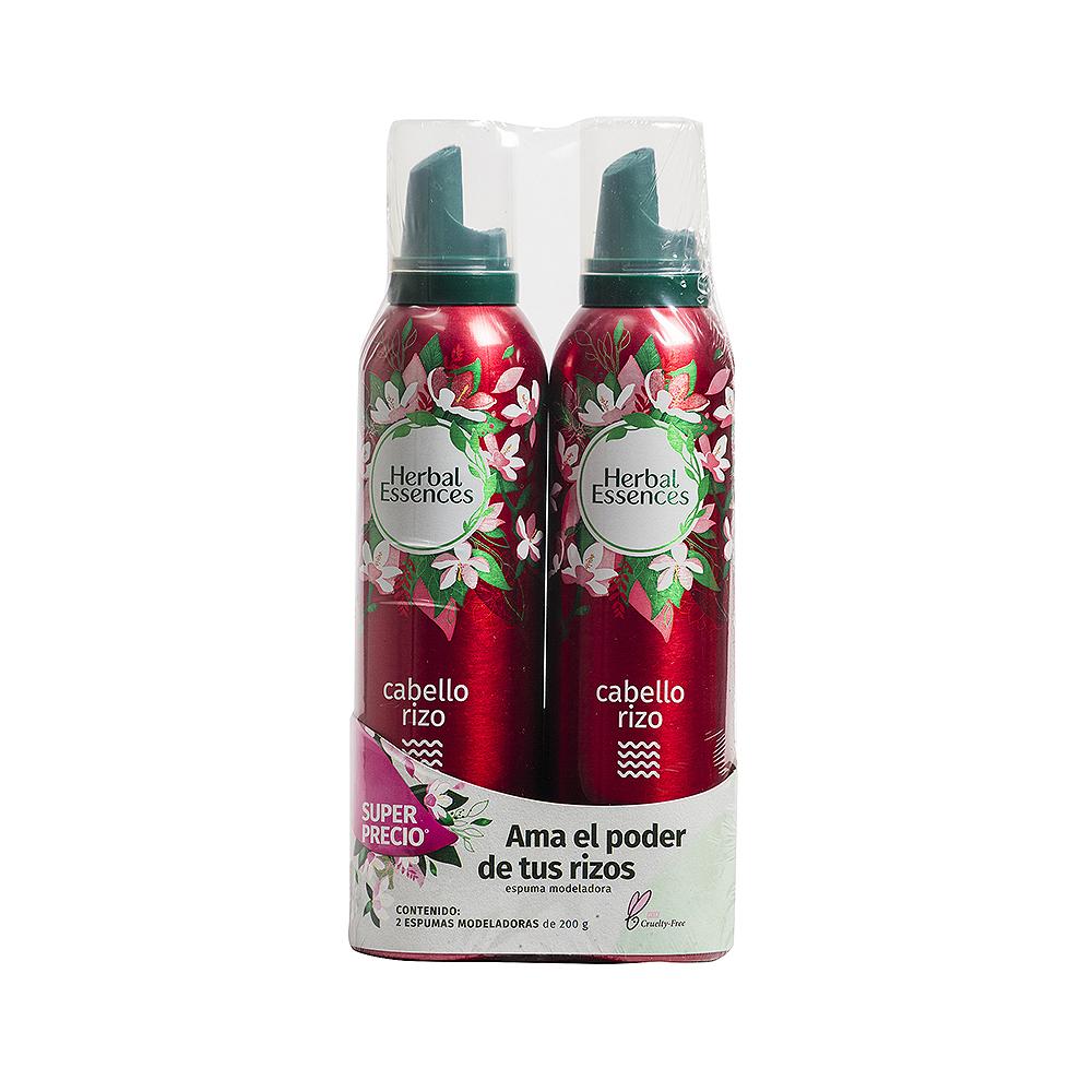 Espuma Moldeadora Rizos Herbal Essences 2 Pack