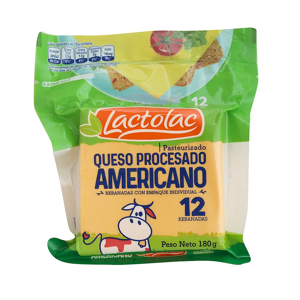 Queso Amarillo Rodajado Lactolac