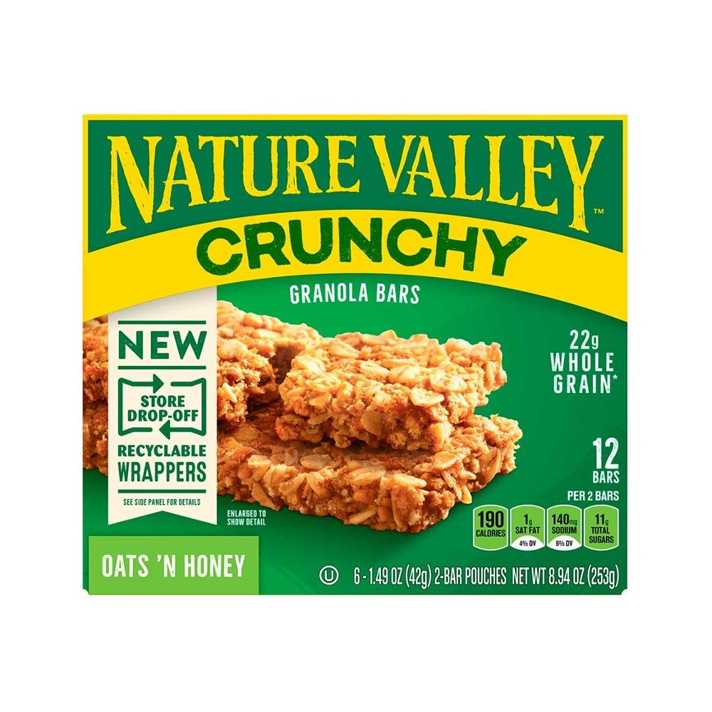 Barras Cereal Avena Miel Nature Valley