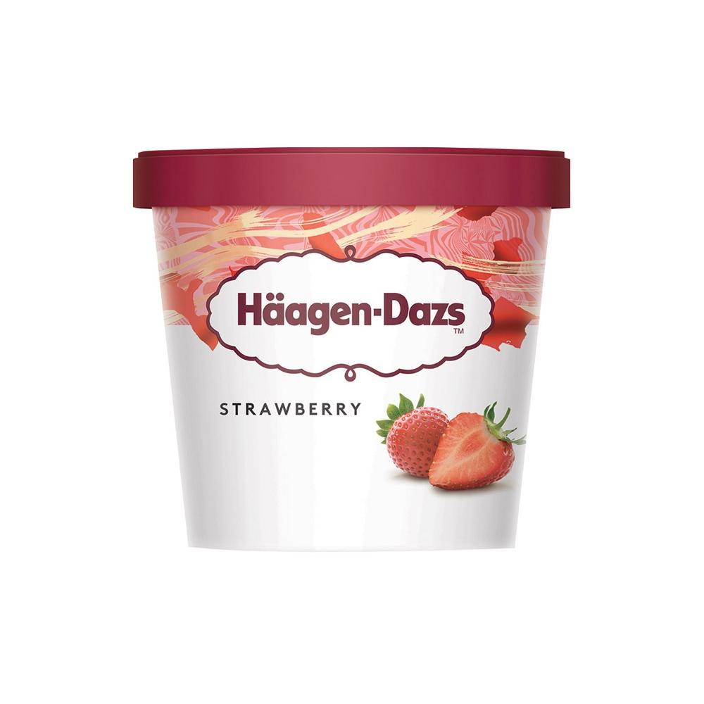 Helado Strawberry Haagen Dazs
