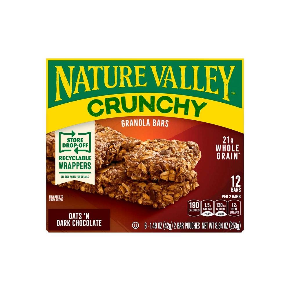 Barras Cereal Avena Chocolate Nature Valley