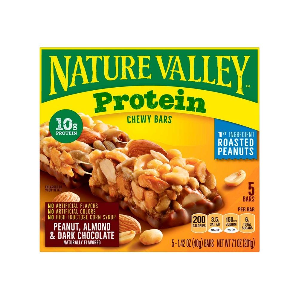 Barras Cereal Proteina Peanut Almond Nature Valley