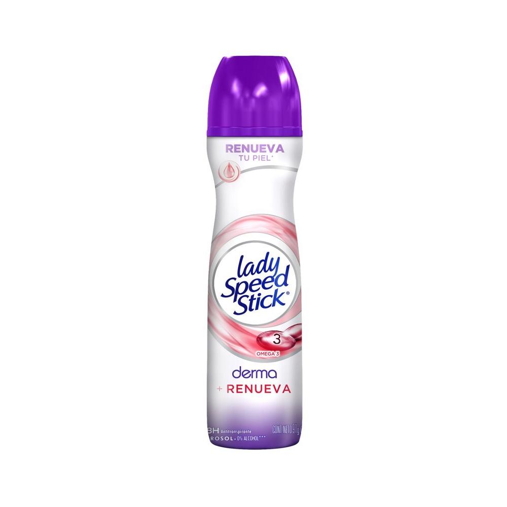 Desodorante Mujer Derma Renueva Omega 3 Lady Speed Stick Aerosol
