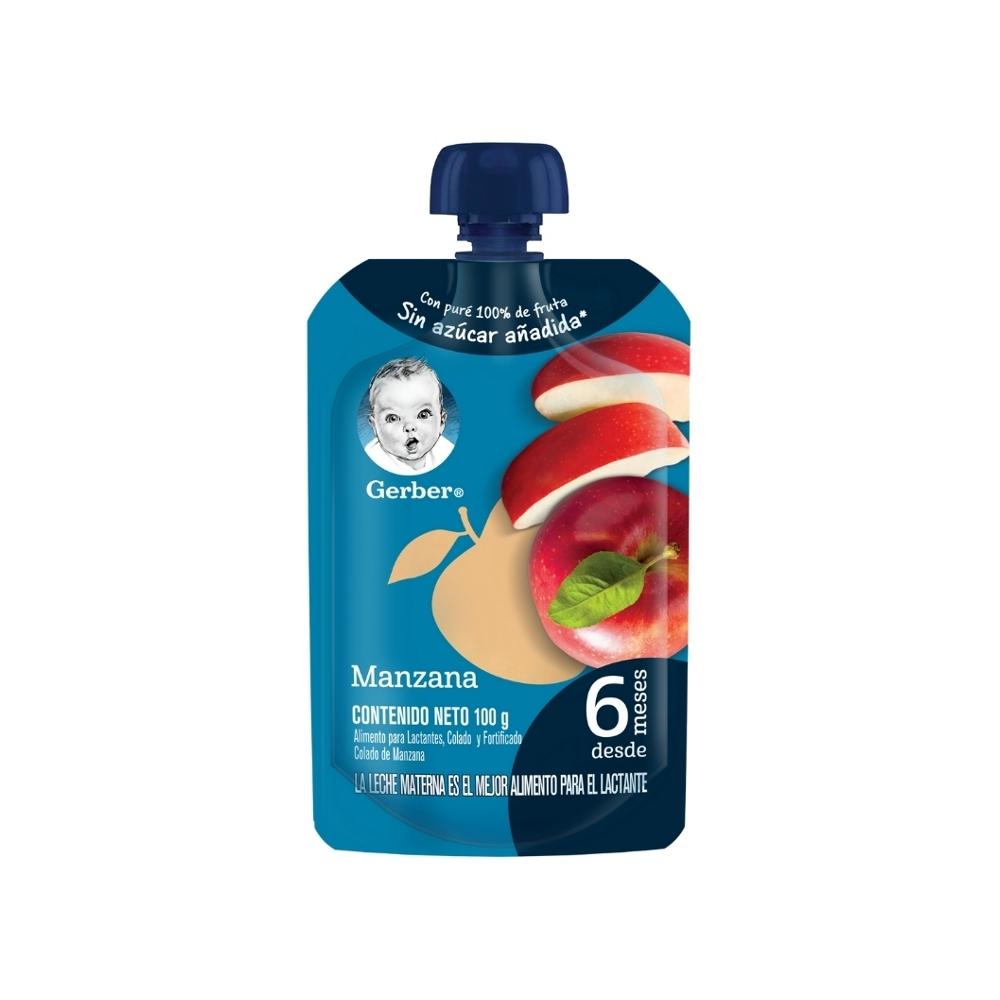 Compota Sin Azúcar Manzana Gerber Pouch