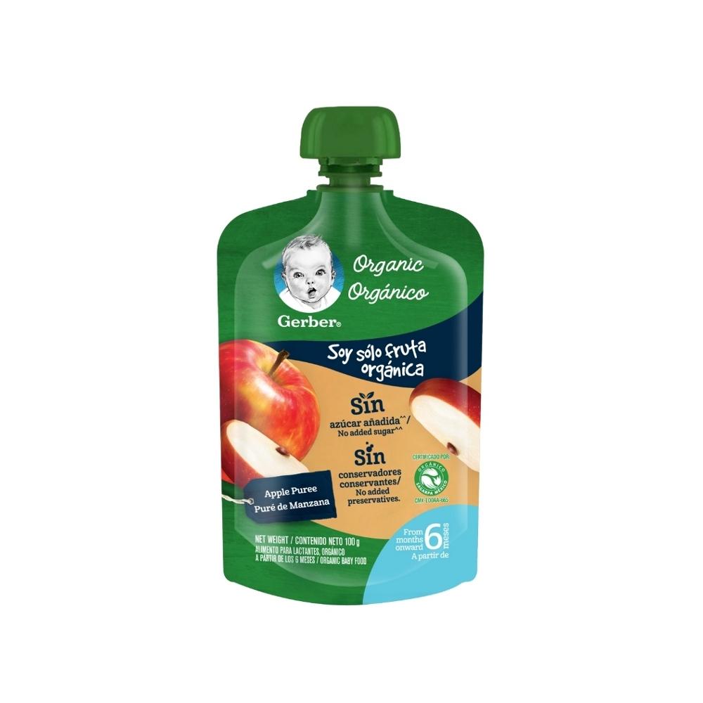 Compota Manzana Orgánica Gerber Pouch