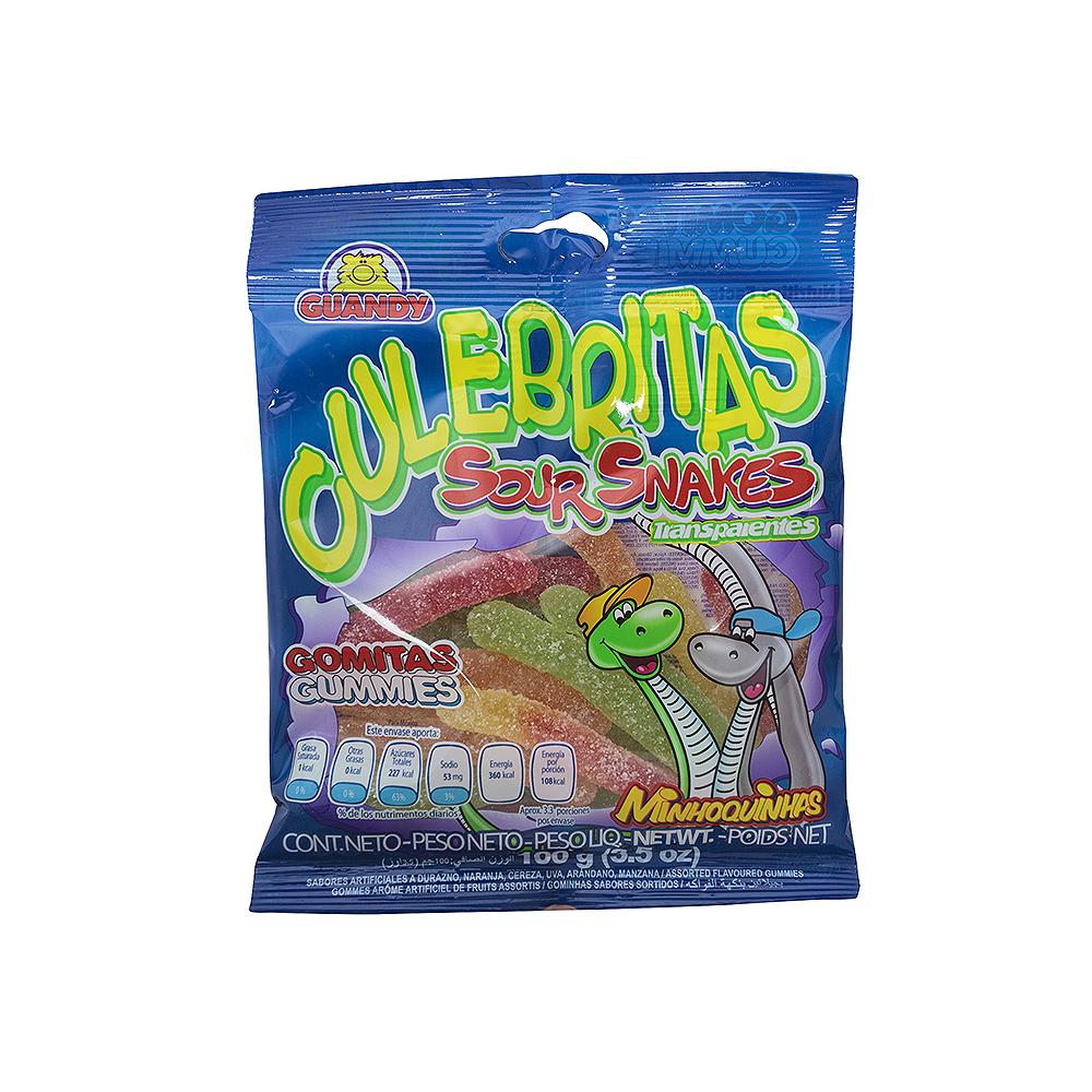 Gomitas Culebritas Azul Guandy
