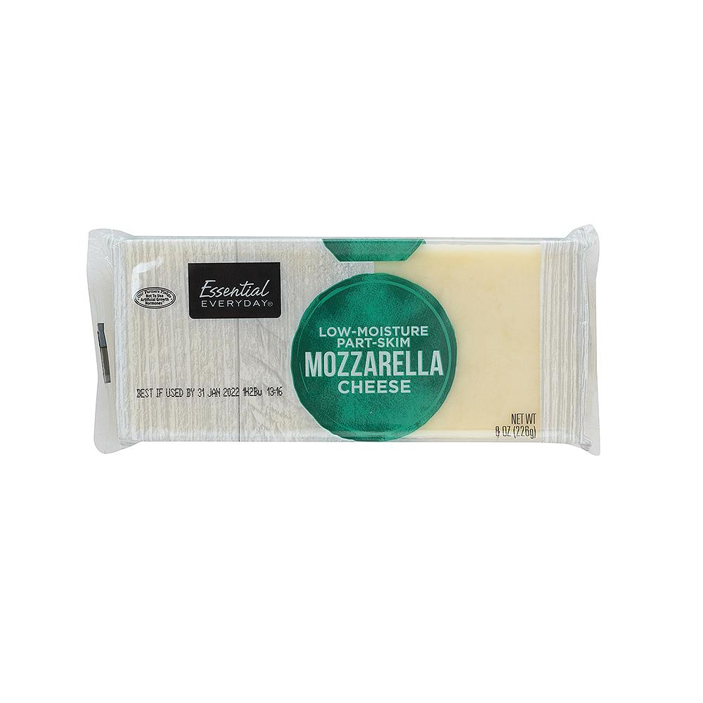 Queso Mozzarella Desnatado Trozo Essential Everyday