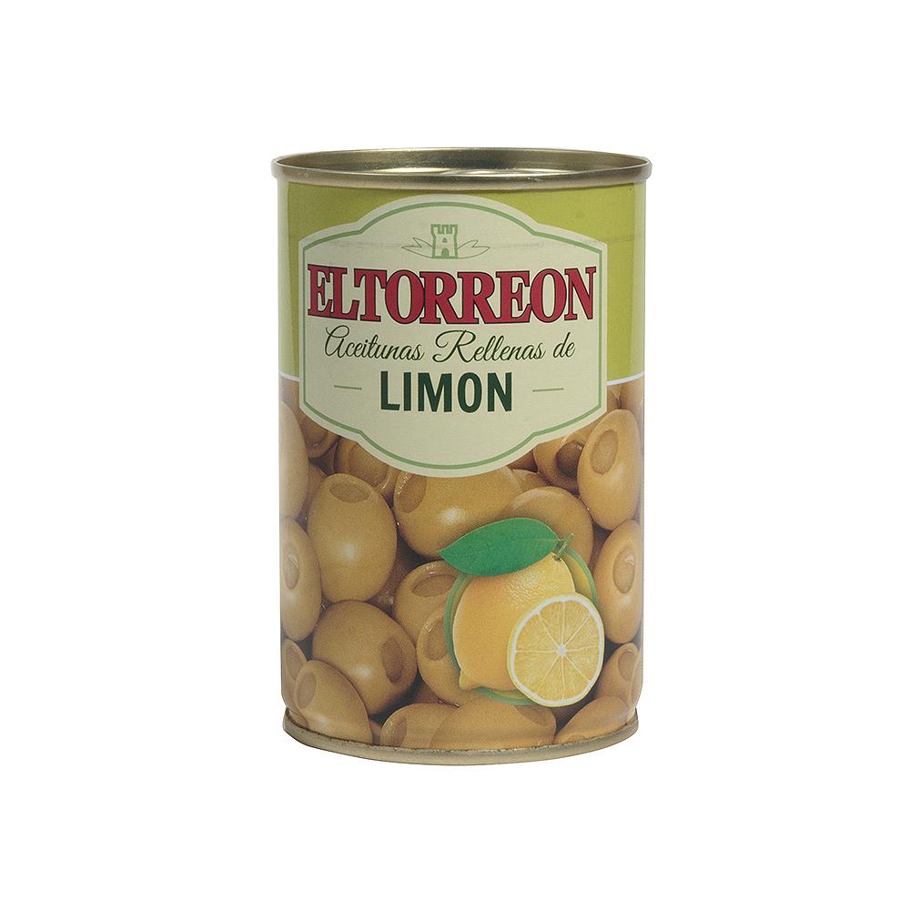 Aceitunas Verdes Rellenas Limón El Torreon Lata
