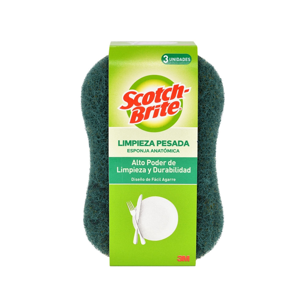 Esponja Lavaplatos Doble Uso Anatómica Scotch Brite