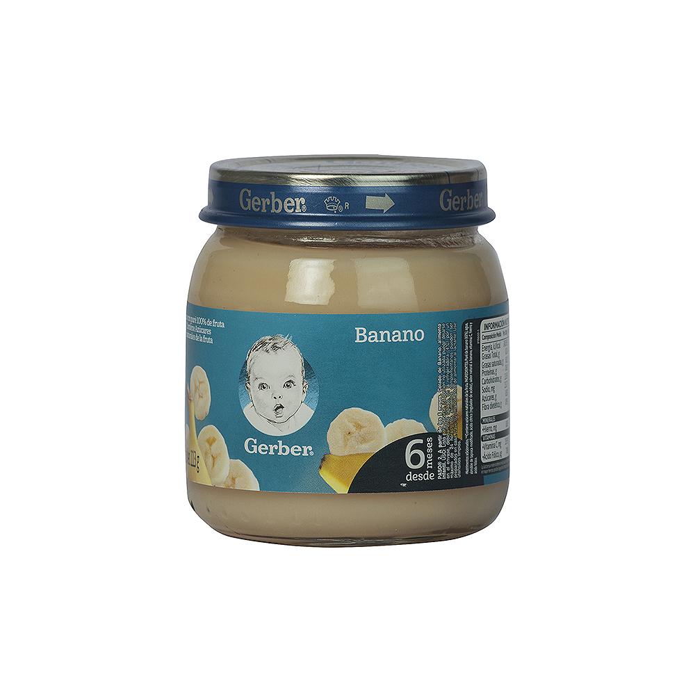 Compota Banano Azúcares Naturales Gerber