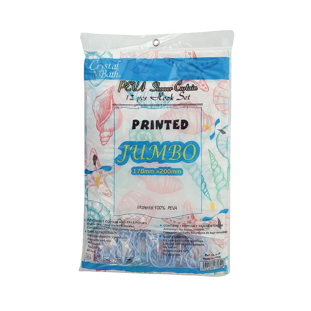 Cortina Jumbo Estampada Crystal Bath