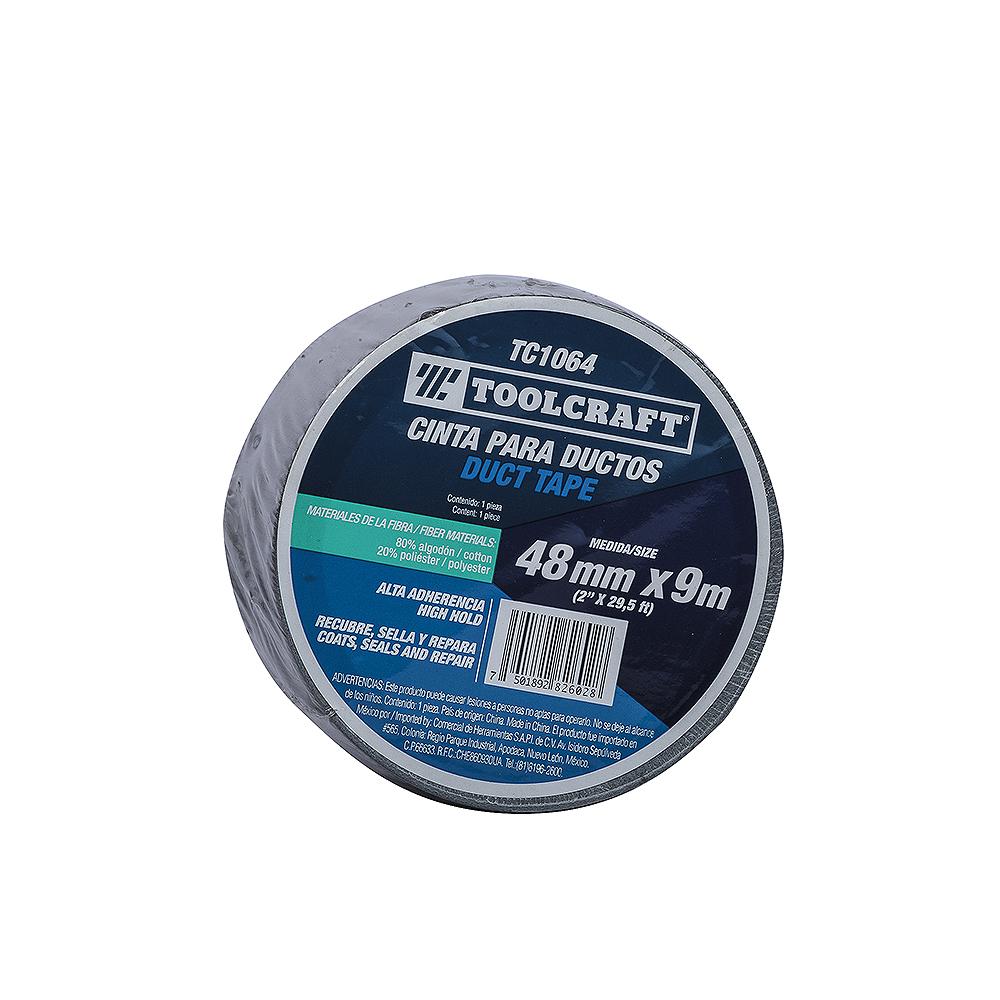 Cinta Adhesiva Para Ductos 48mm x 9mts. Toolcraft