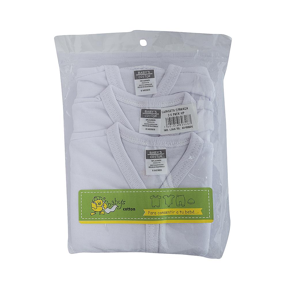 Camiseta Con Manga Baby Cotton