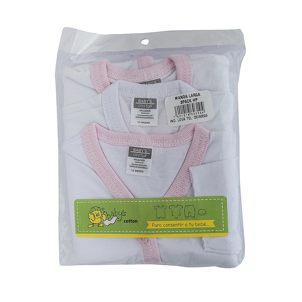Camiseta Manga Larga Baby Cotton