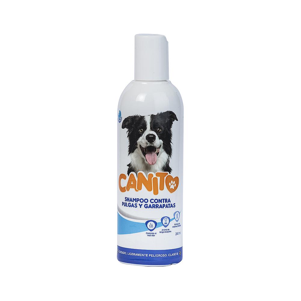 Shampoo Perro Antipulgas Y Garrapatas Canito