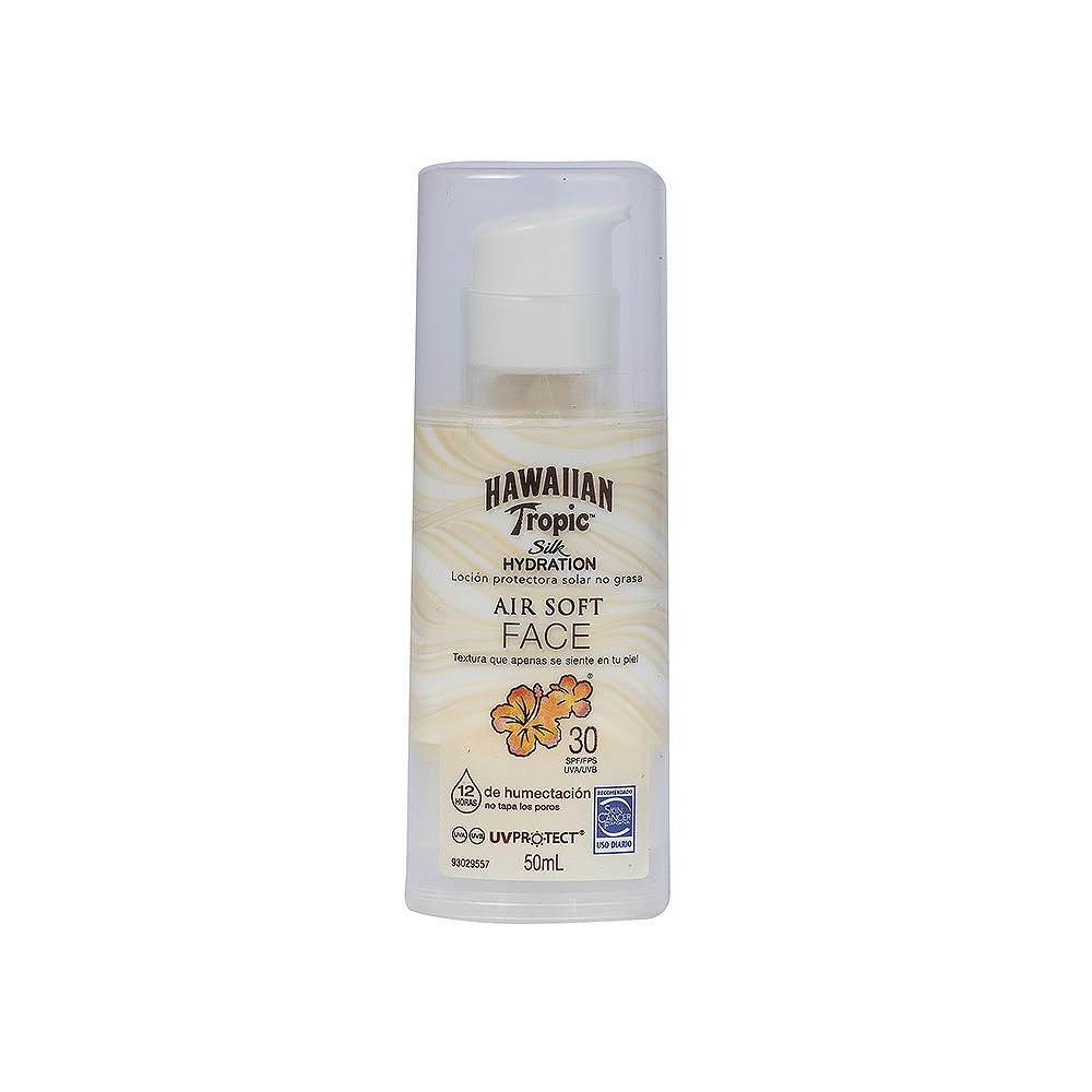 Bloqueador Crema Facial Hidratación FPS 30 Hawaiian Tropic