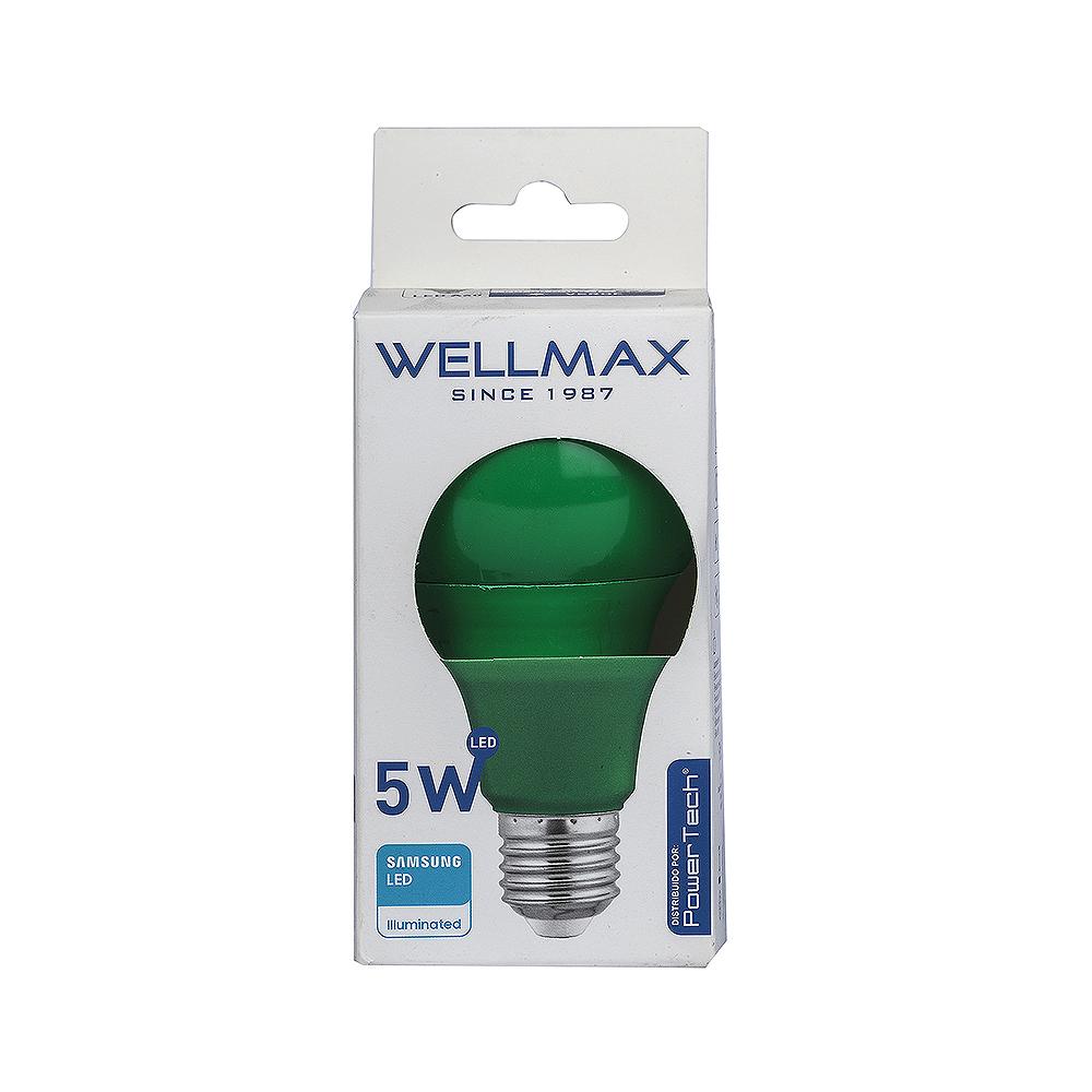 Foco Led 5W Verde Wellmax