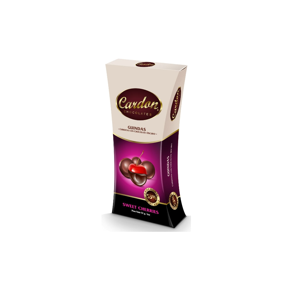 Cardon Guindas Cubiertas Chocolate