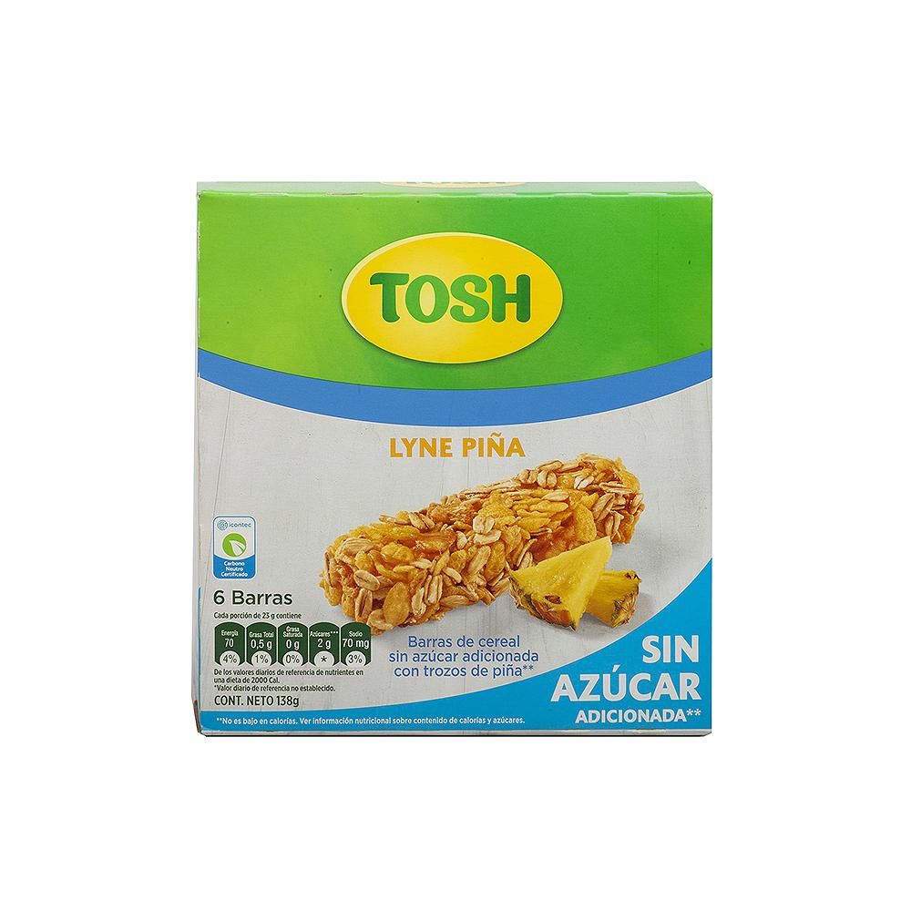 Barras Cereal Piña Sin Azúcar Tosh