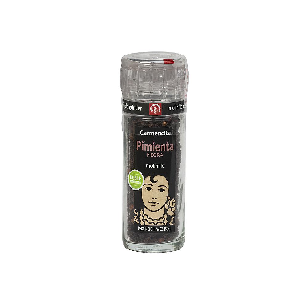 Pimienta Negra Entera Carmencita Frasco Con Molinillo