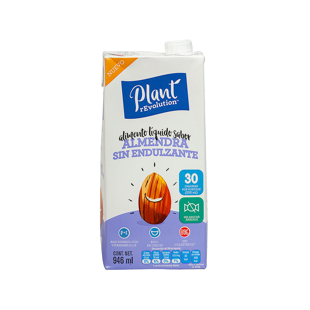 Bebida Almendra Sin Azúcar Plant Revolution