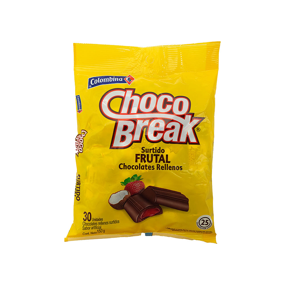 Colombina Choco Break Surtido Frutal
