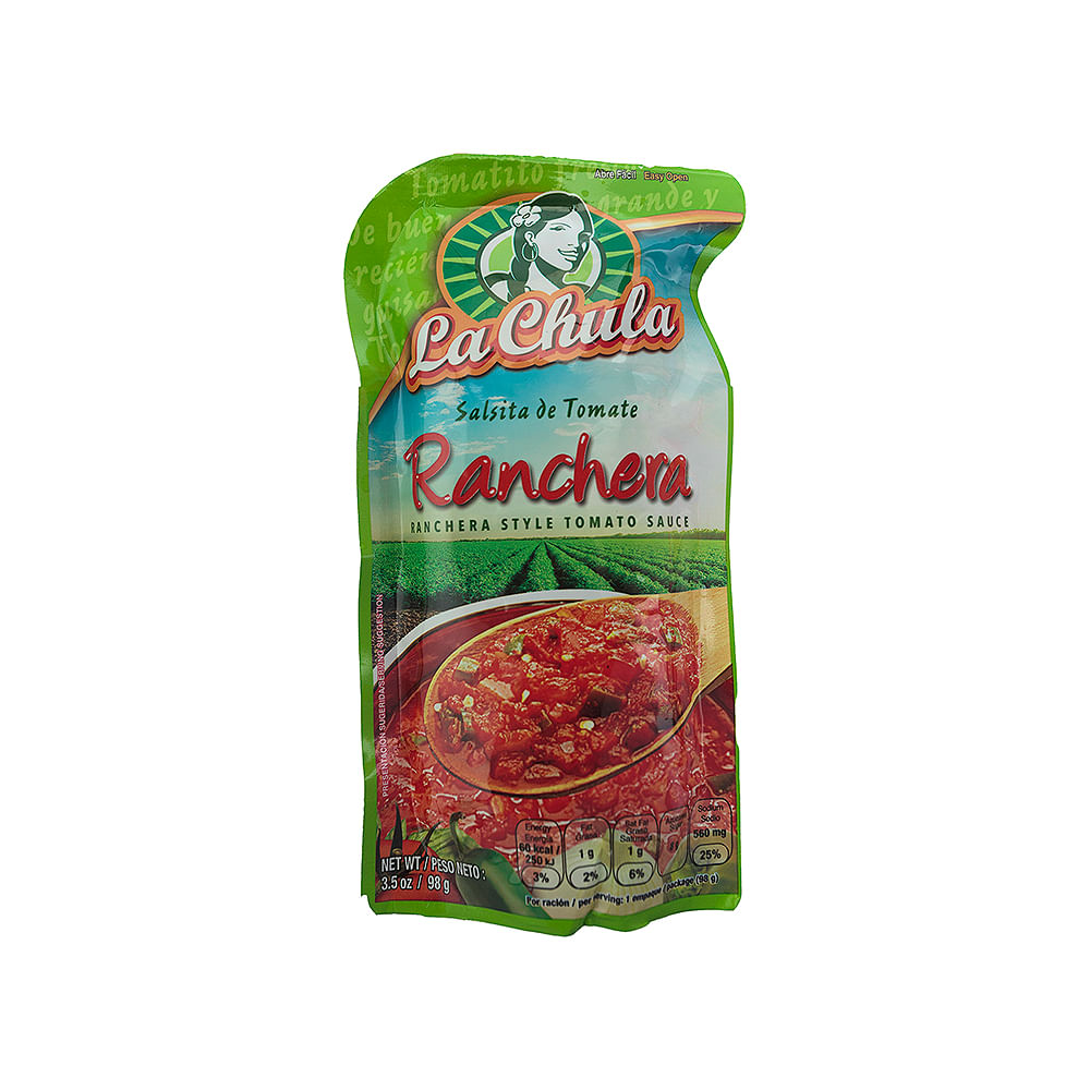 Salsita Tomate Ranchera La Chula