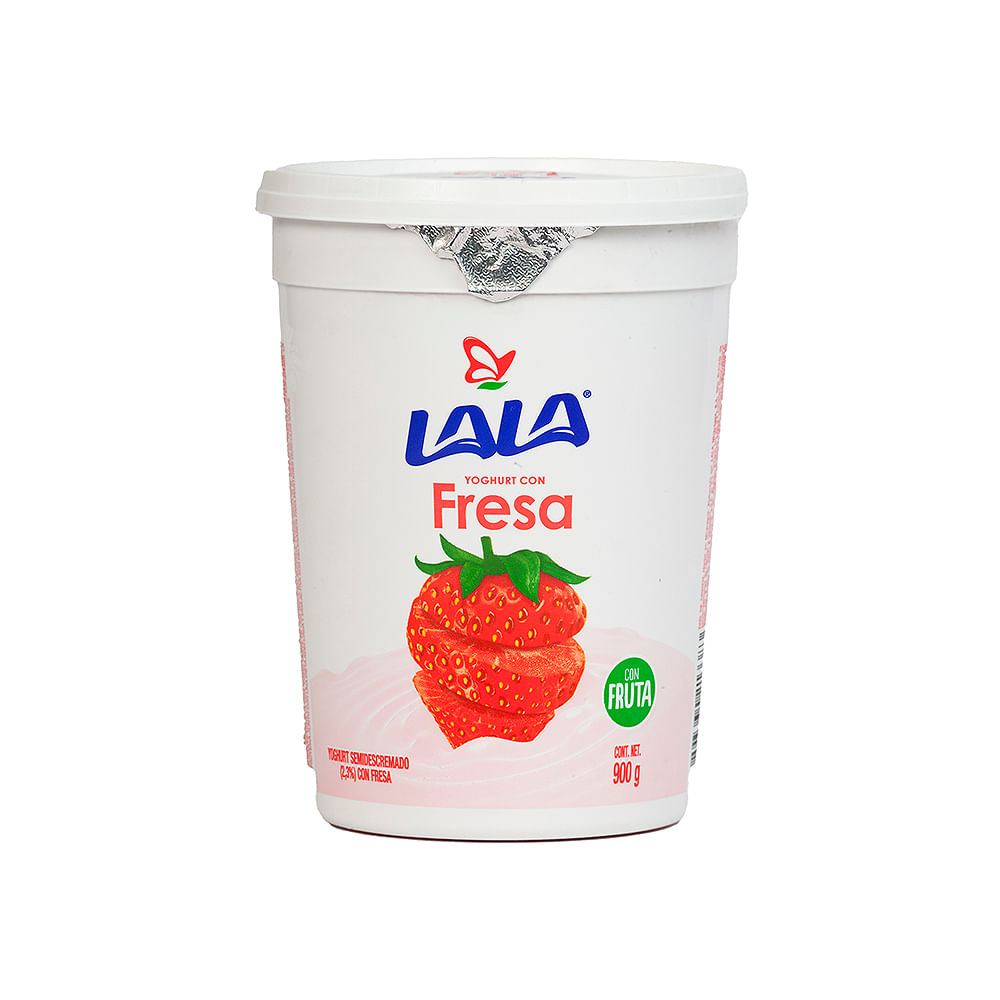 Yogurt Fresa Con Fruta Lala