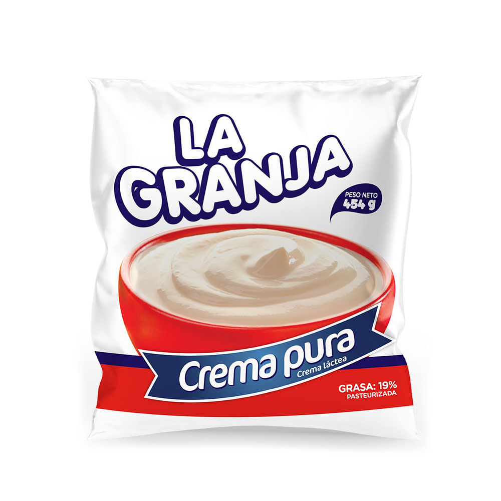 Crema Pura La Granja Bolsa