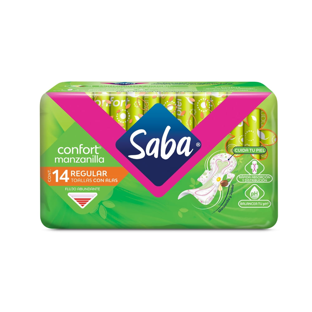 Toalla Femenina Confort Manzanilla Saba