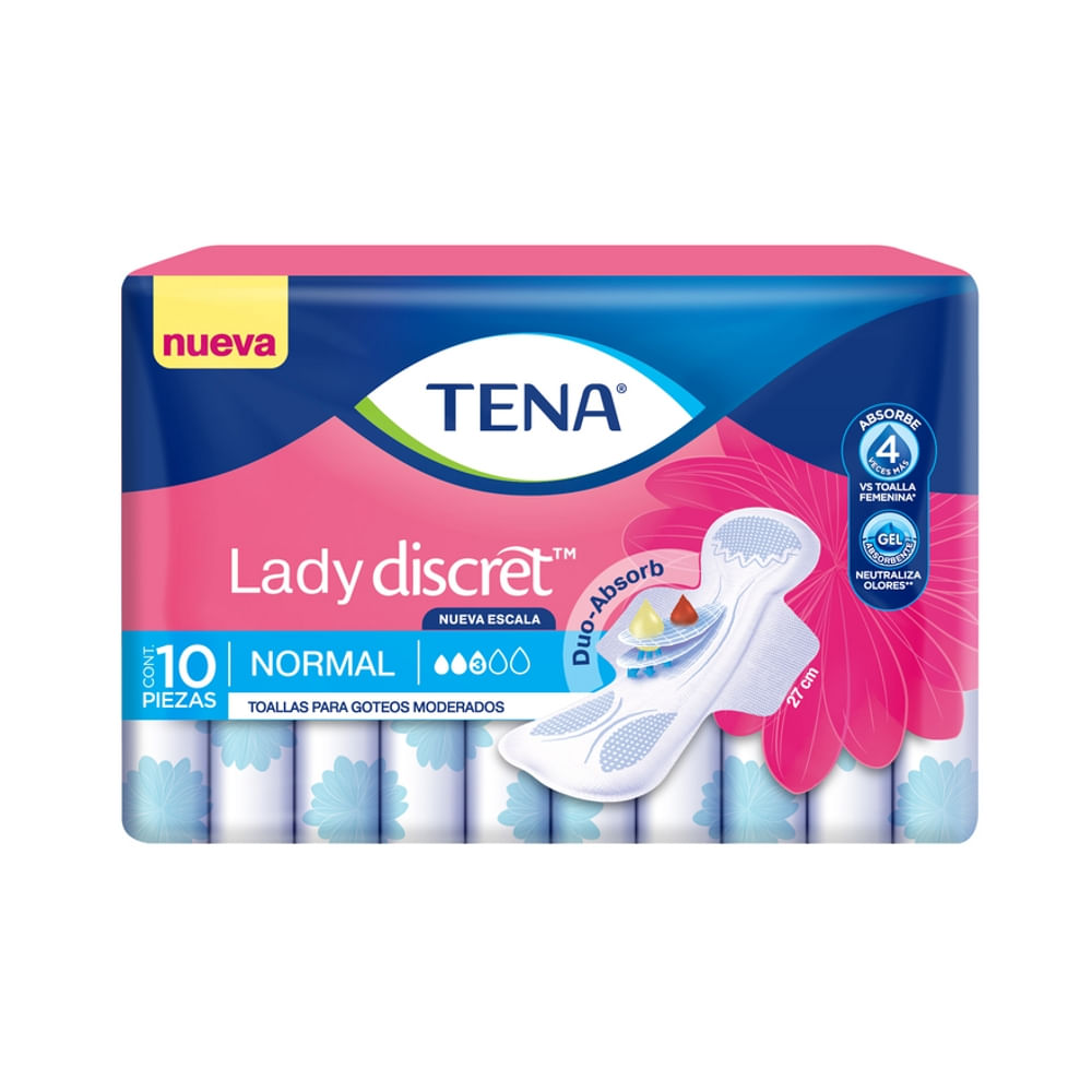 Tena Toalla Normal Lady Discret