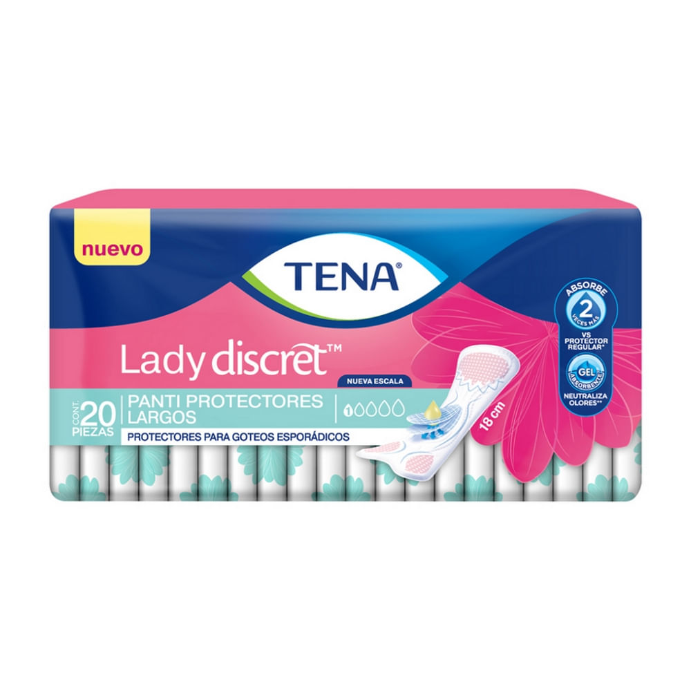 Tena Toalla Protectores Largos Lady Discret