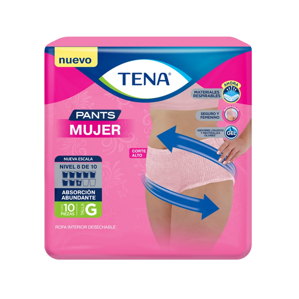 Tena Ropa Interior Pants Talla G Mujer