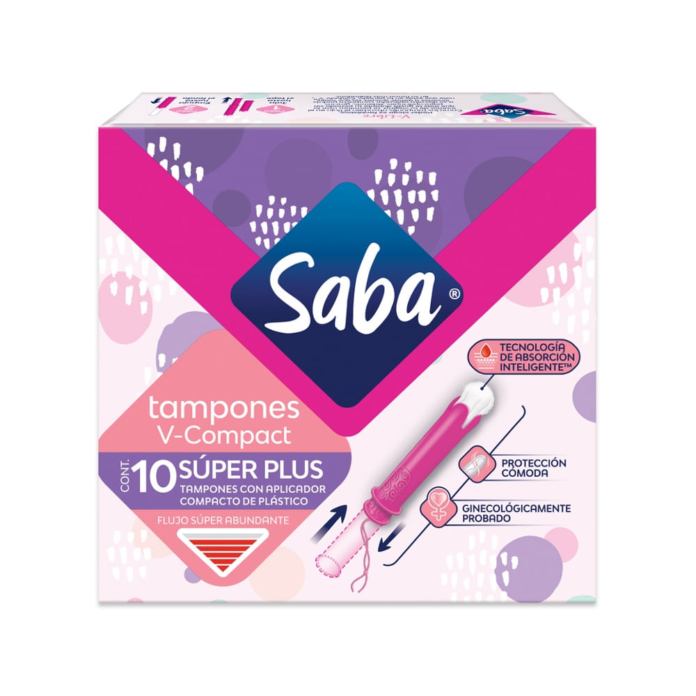 Tampones Súper Plus Saba