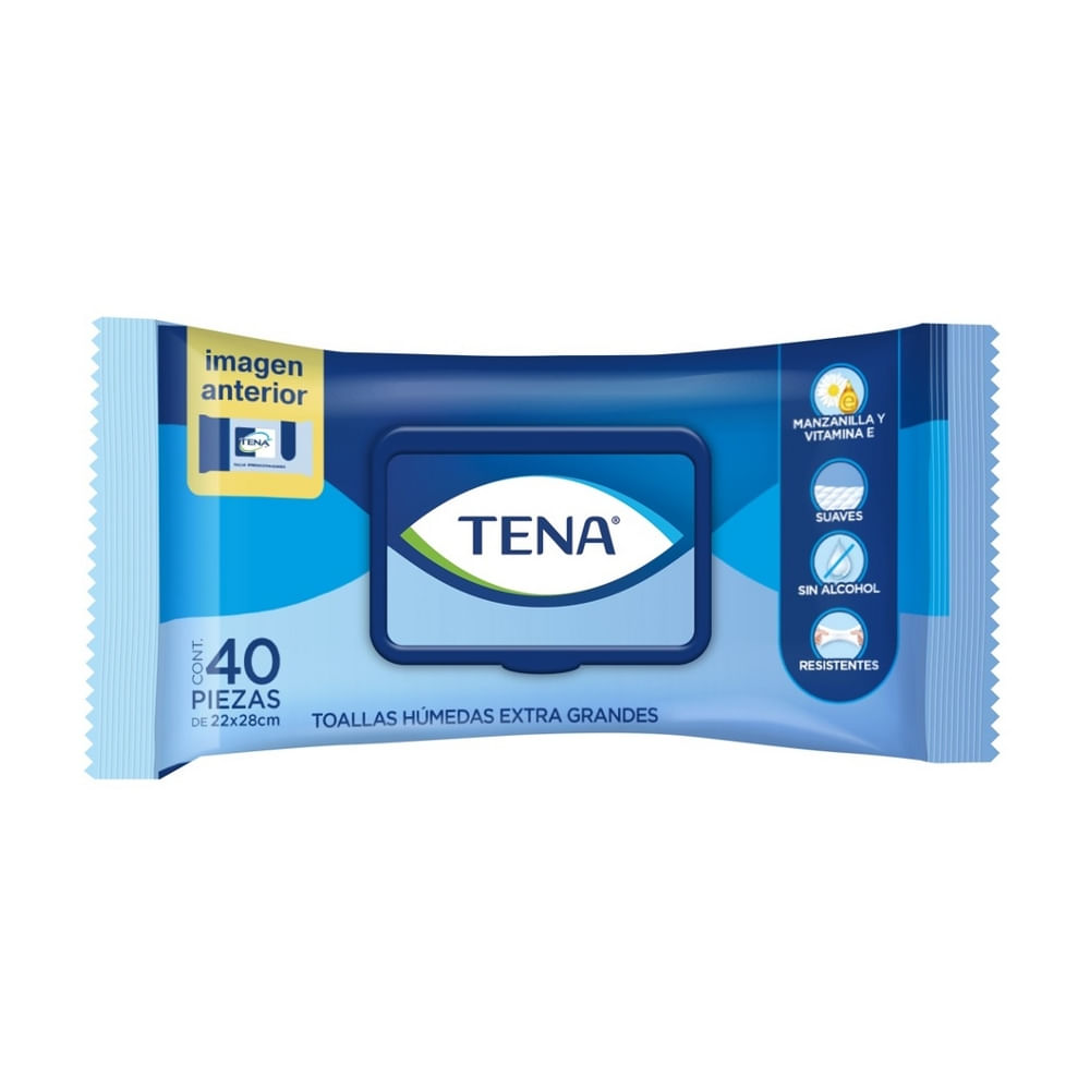 Tena Toallas Húmedas Adulto