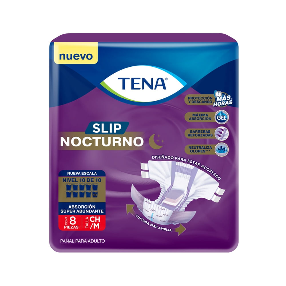 Tena Pañal Adulto Talla M Slip Nocturno