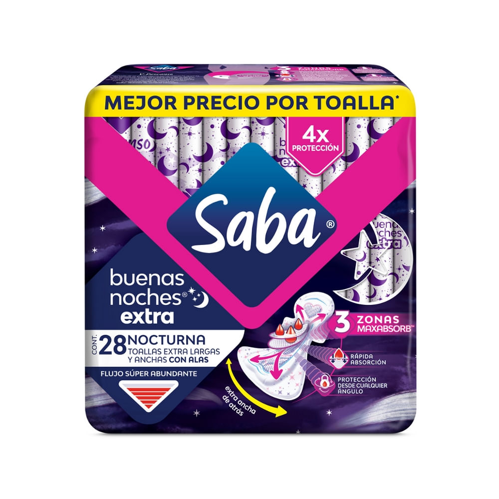 Toalla Femenina Buenas Noches Saba