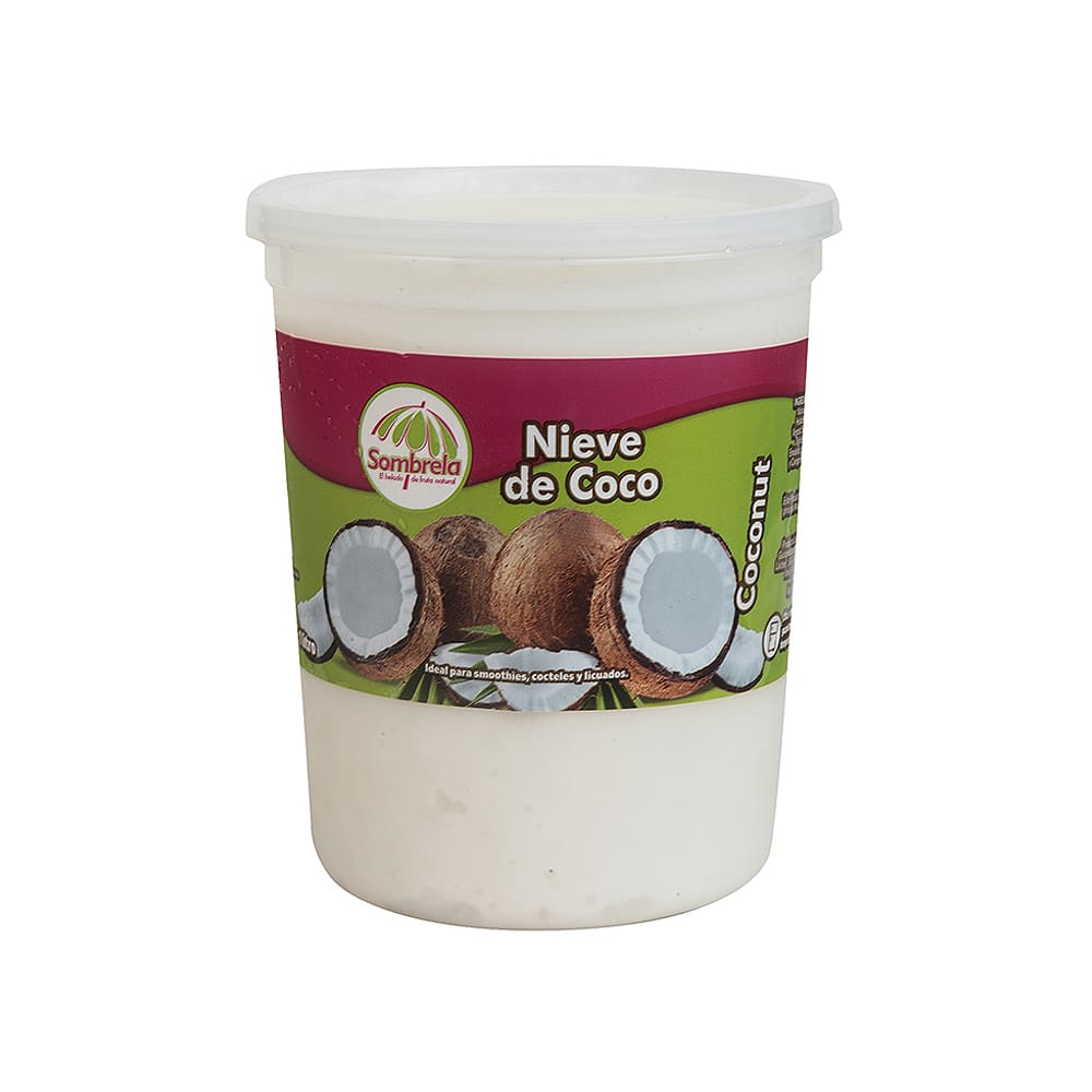 Helado De Nieve Coco Sombrela