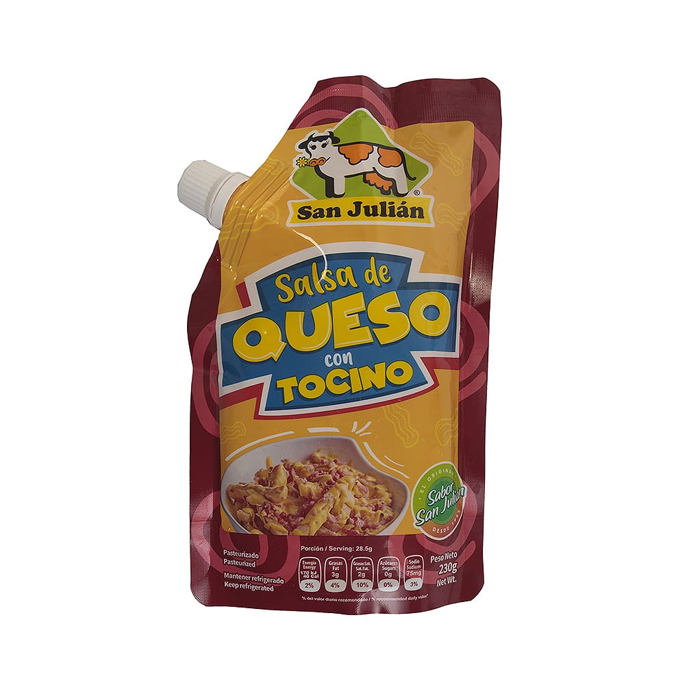 Salsa Queso Con Tocino San Julián