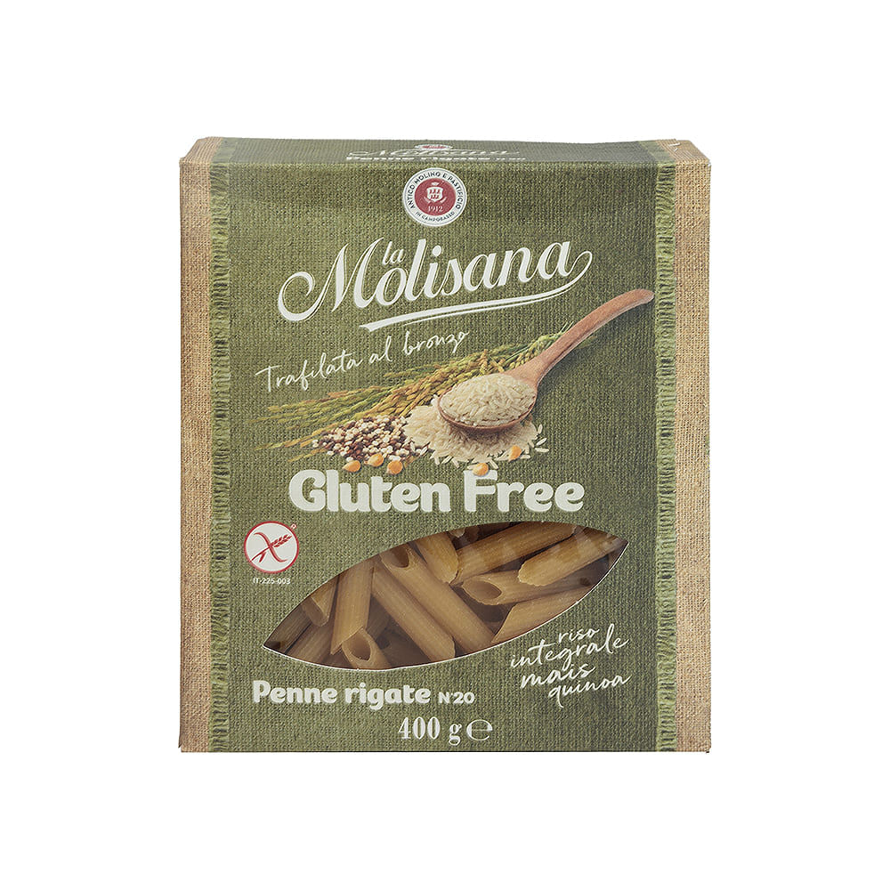 Pasta Penne Rigate Integral No.20 Gluten Free La Molisana