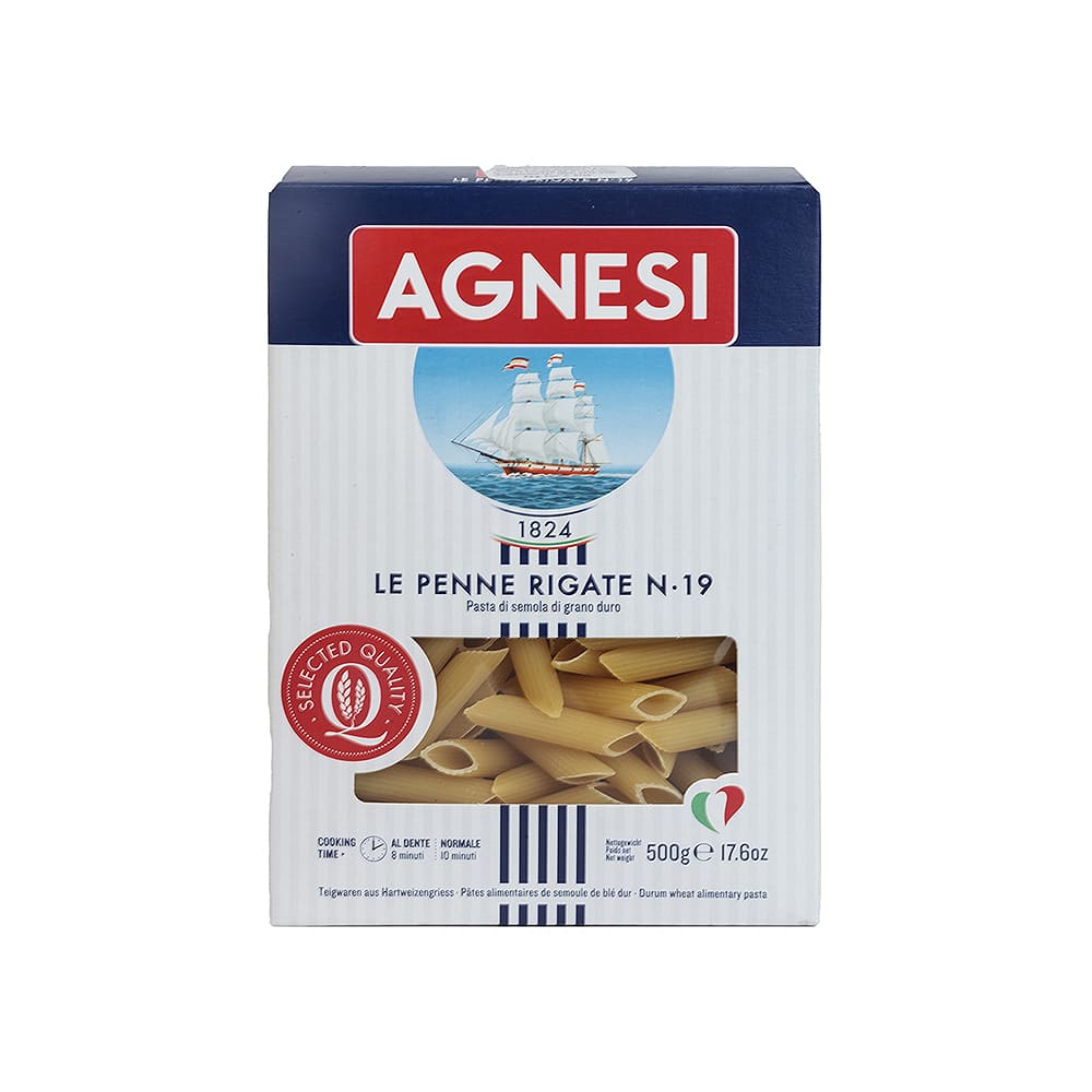 Pasta Penne Rigate No.19 Agnesi