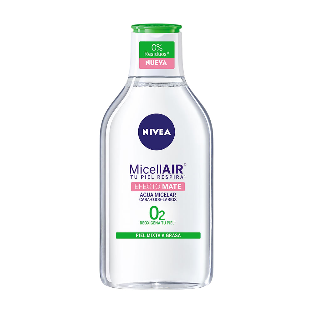 Agua Micelar Desmaquillante Efecto Mate Nivea