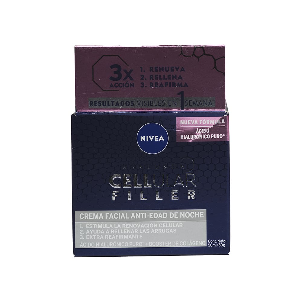 Crema Facial Noche Antiedad Cellular Nivea
