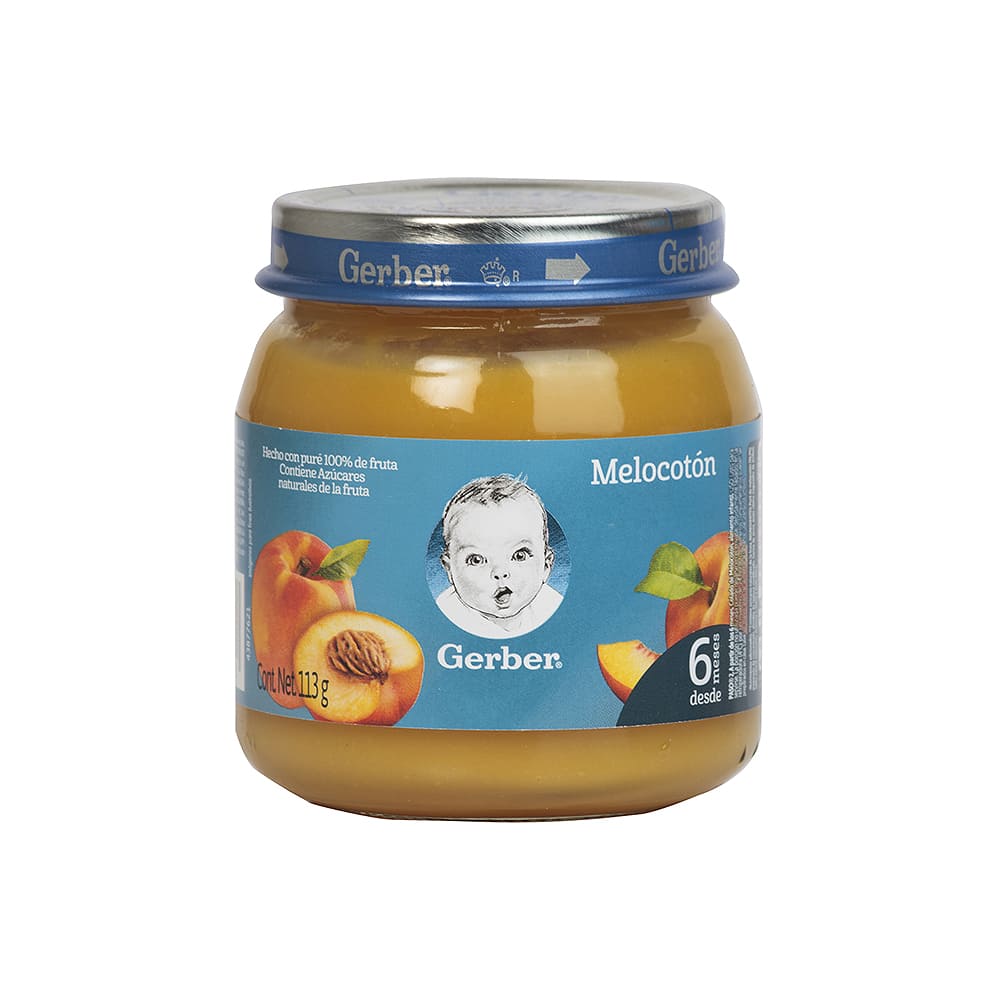 Compota Melocotón Sin Azúcar Gerber