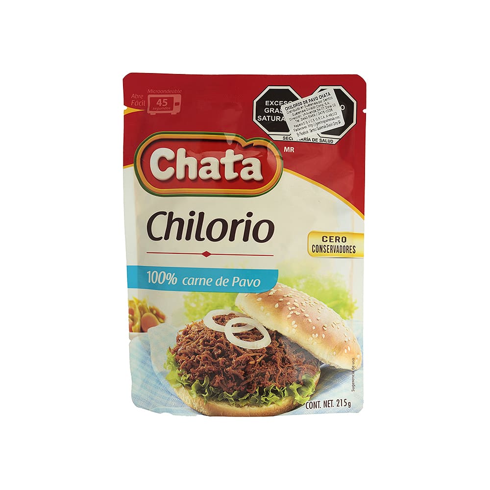 Carne Pavo Chilorio Chata