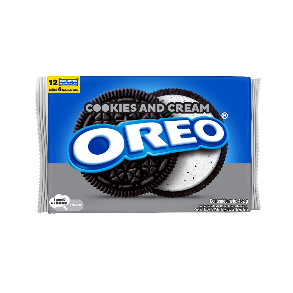 Galletas Oreo Coockies & Cream 12 Pack