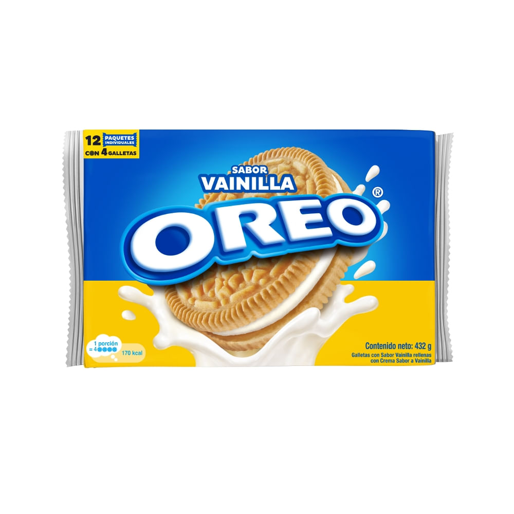 Galletas Oreo Vainilla 12 Pack